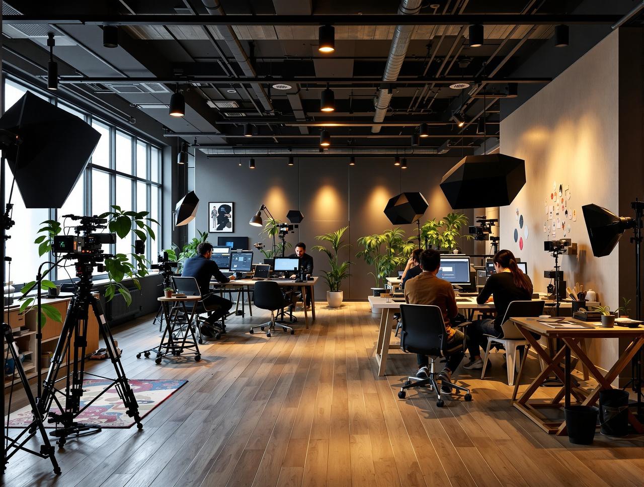 免费视频传媒公司办公环境